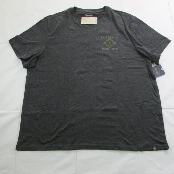 Thread Grit Men's Short Sleeve Southwest Rodeo Graphic T-Shirt Charcoal Heather - Picture 3 of 4